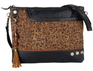 Carmen Wide Leather Crossbody