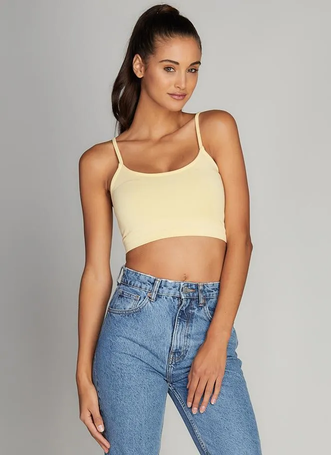 C'est Moi Bamboo Crop Tank