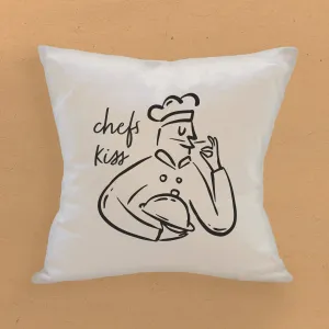 Chef's Kiss - Square Canvas Pillow