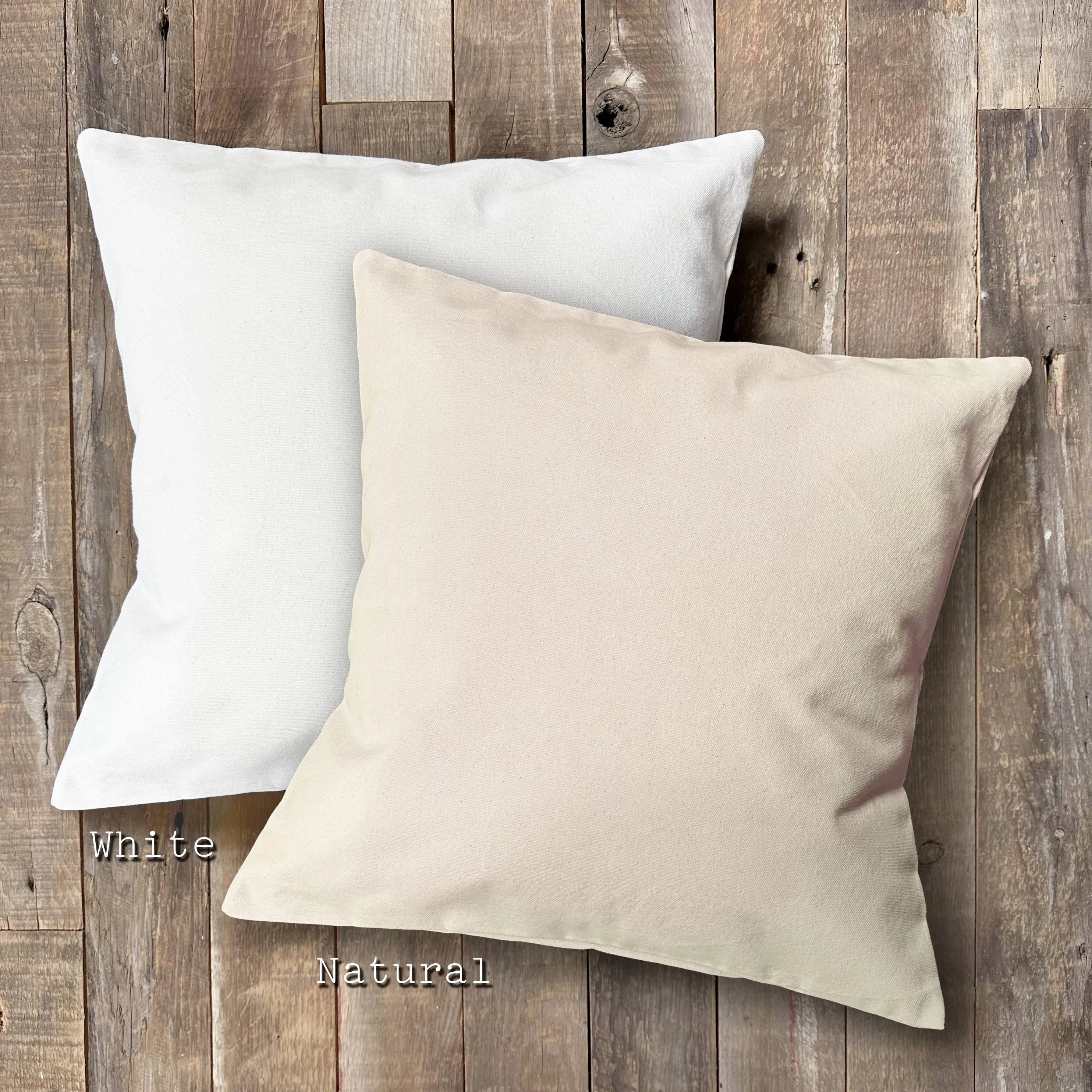 Cherry Blossom Heart Branch - Square Canvas Pillow