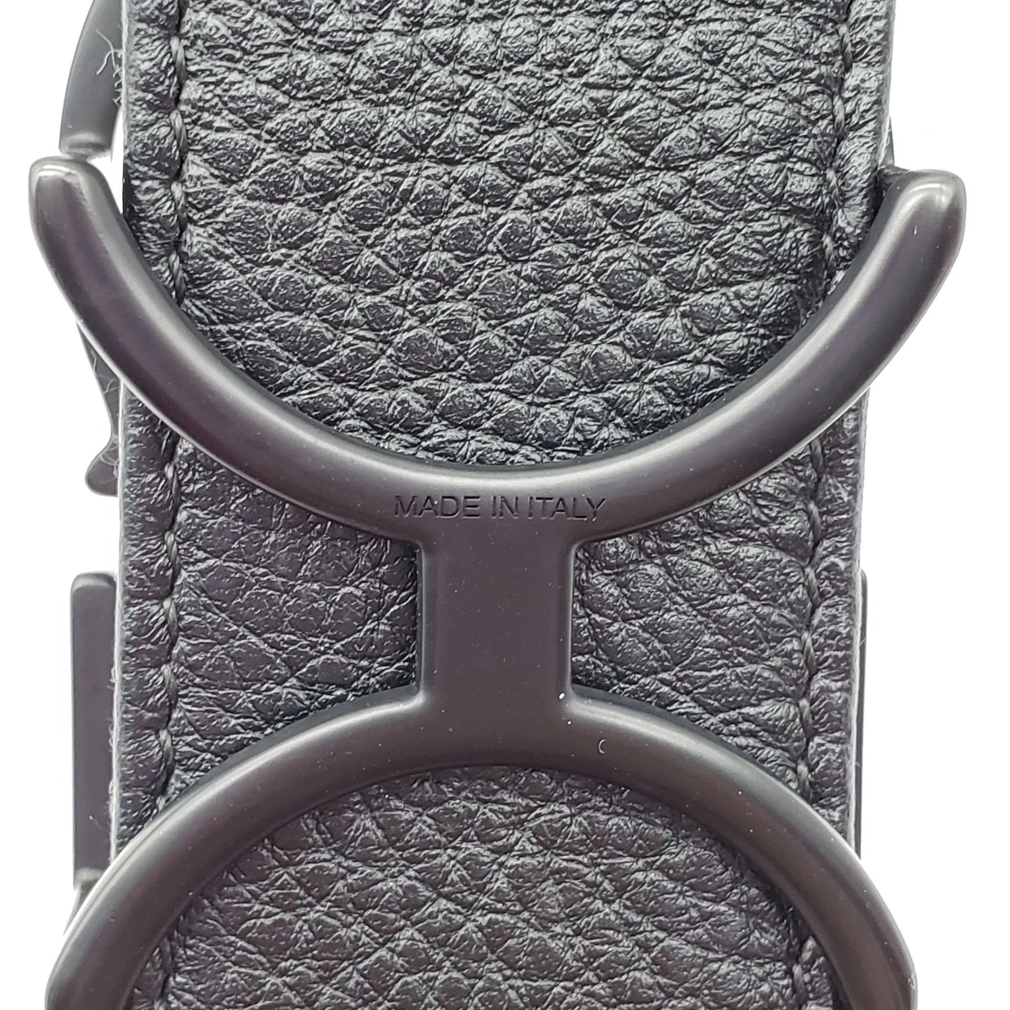 Christian Dior Oblique CD Leather and Canvas Belt Size 85