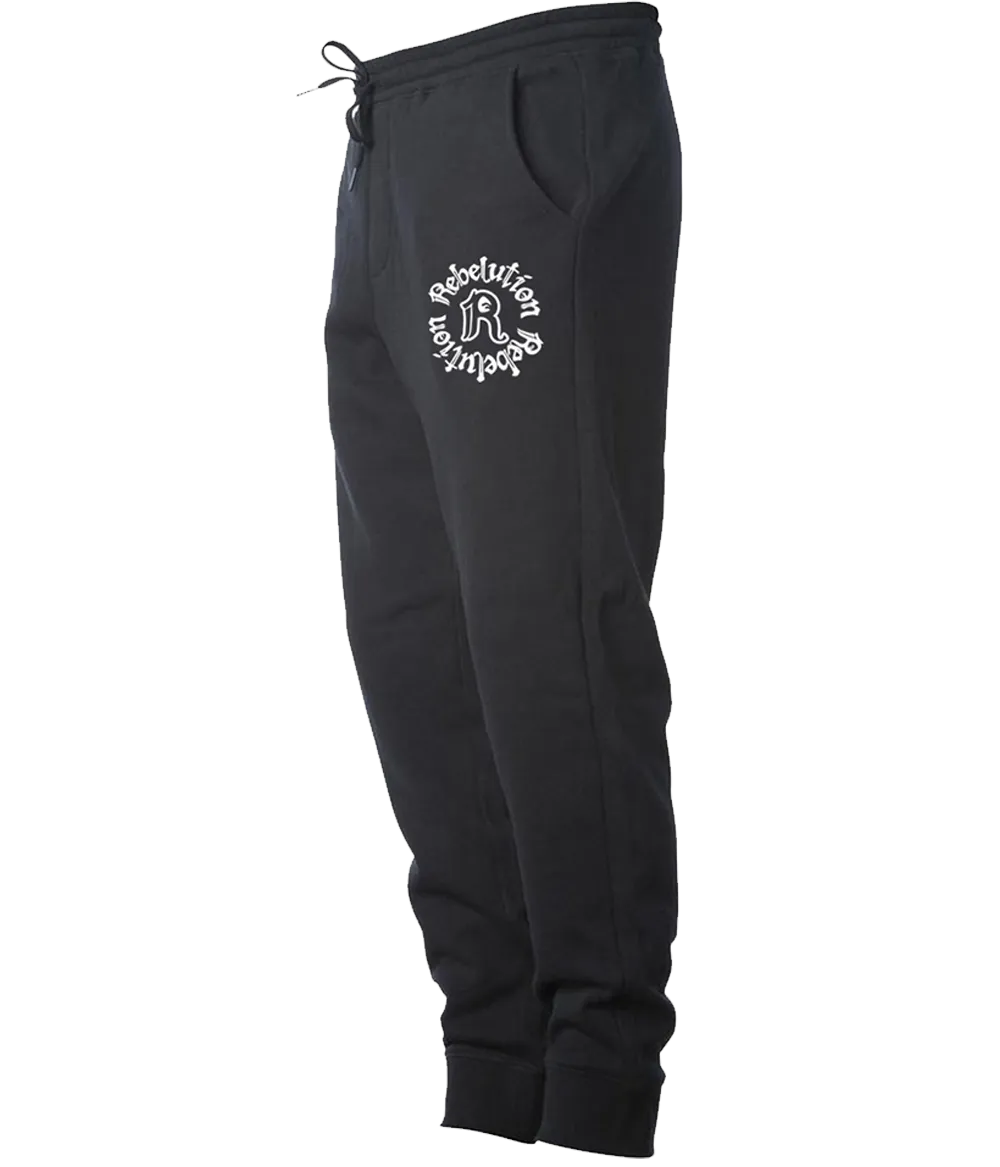 Circle Logo Jogger (Black)
