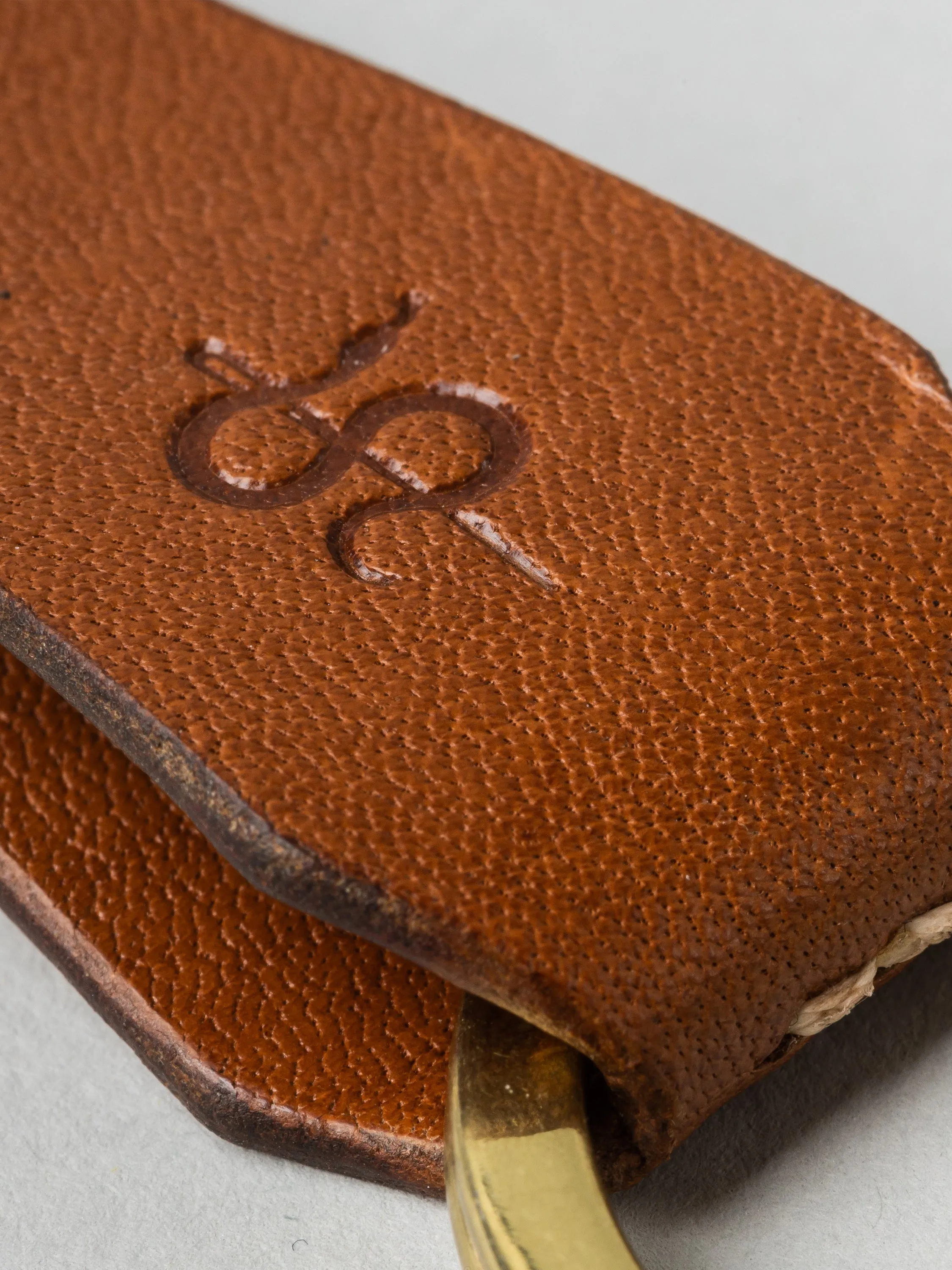 Coffin Key Fob Tan