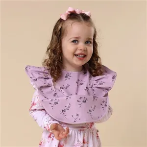 Coral Frill Snuggle Bib