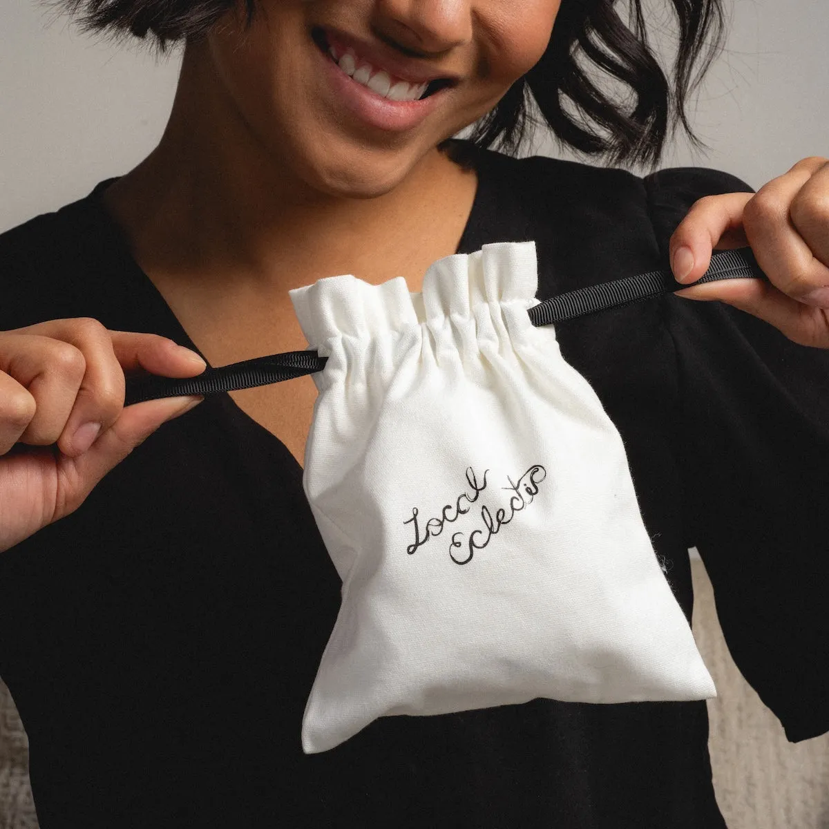Cotton Jewelry Pouch