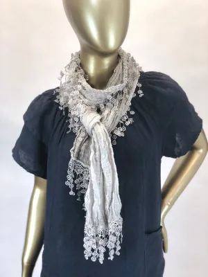 Cotton Tassel Scarf
