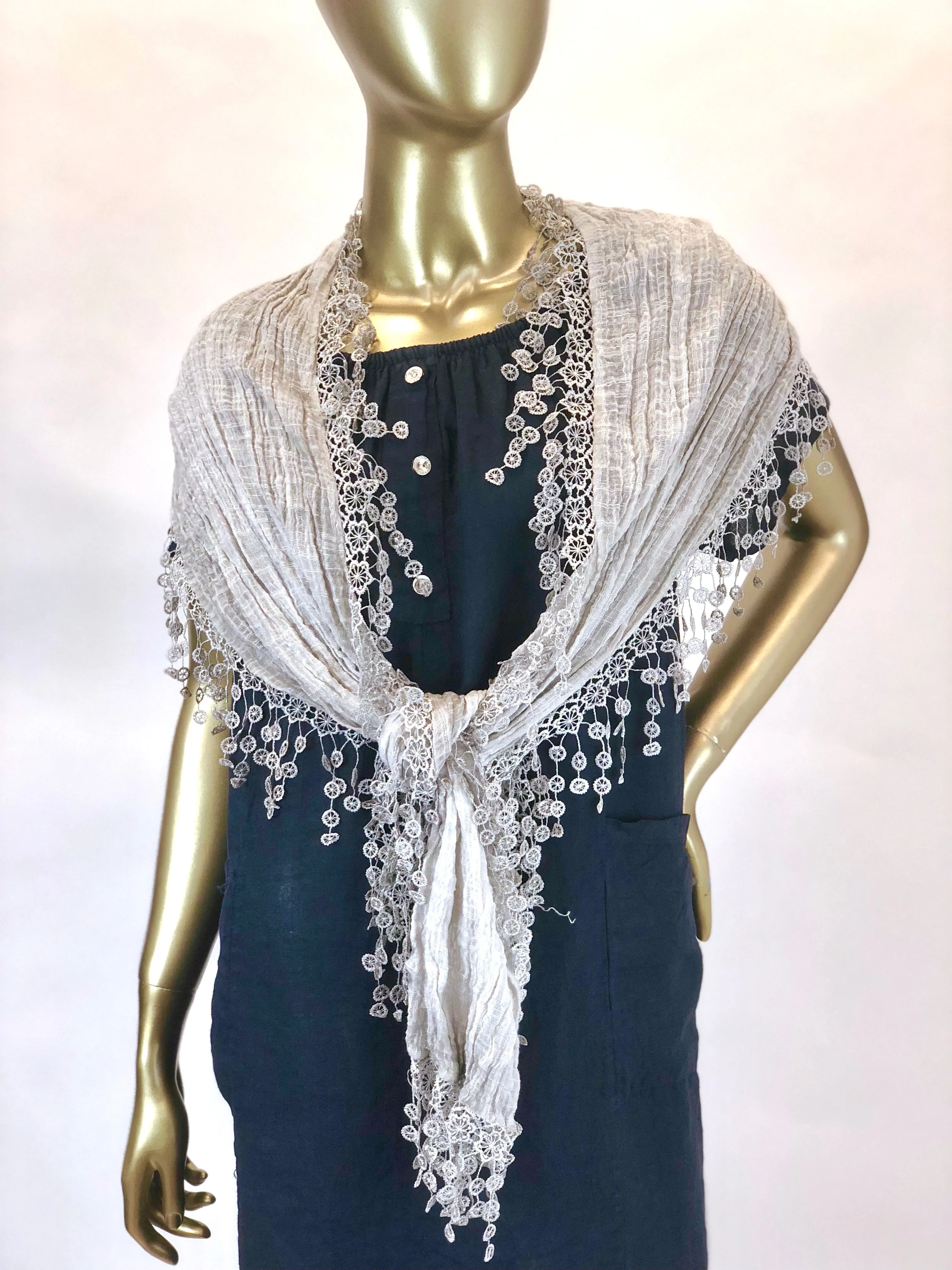 Cotton Tassel Scarf