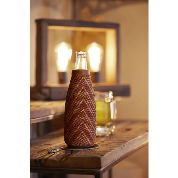 CRIMSON ILLUSIONS BEER BOTTLE KOOZIE