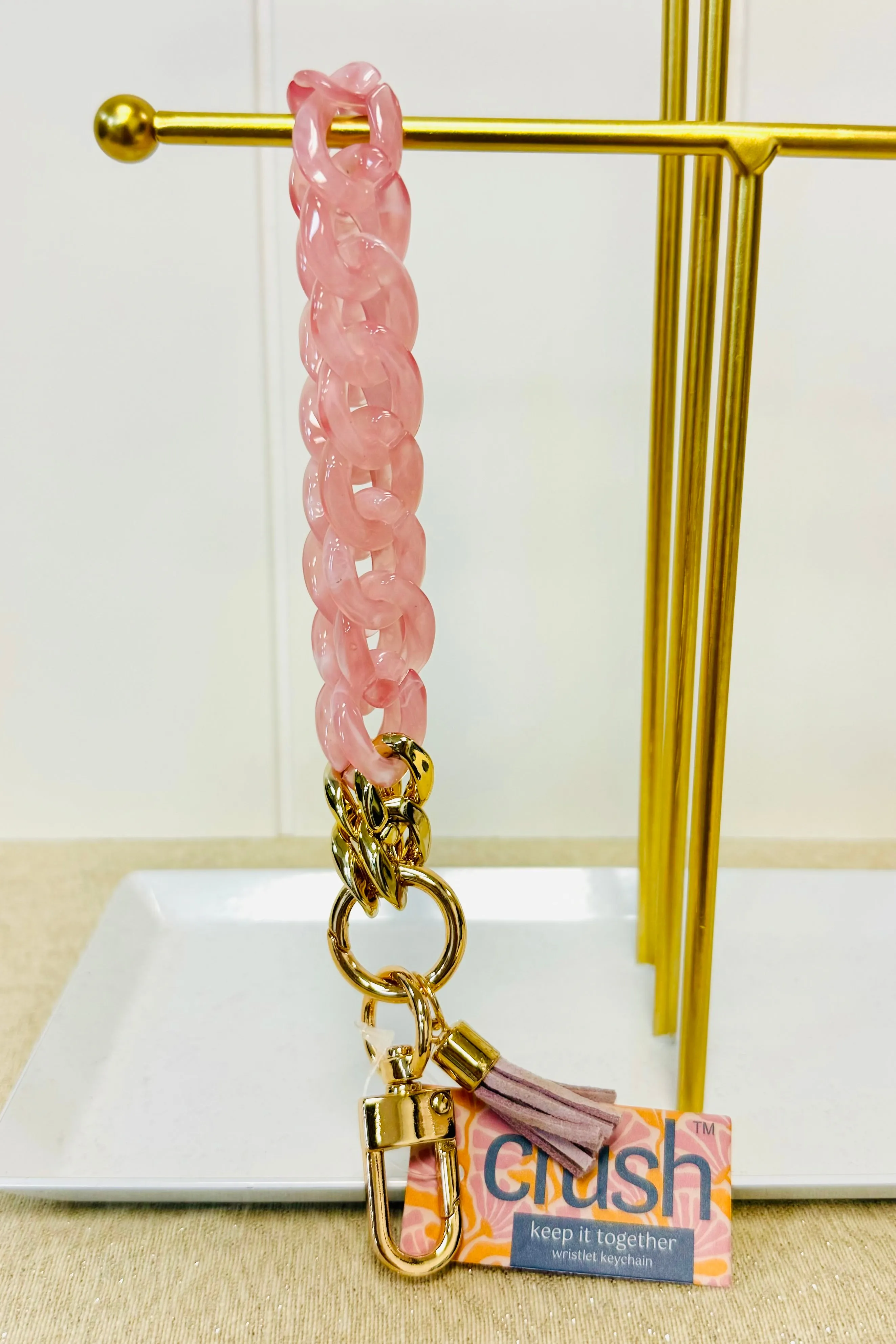 Crush Keep it Together Wristlet Chain Strap- Choose from 6 Colors