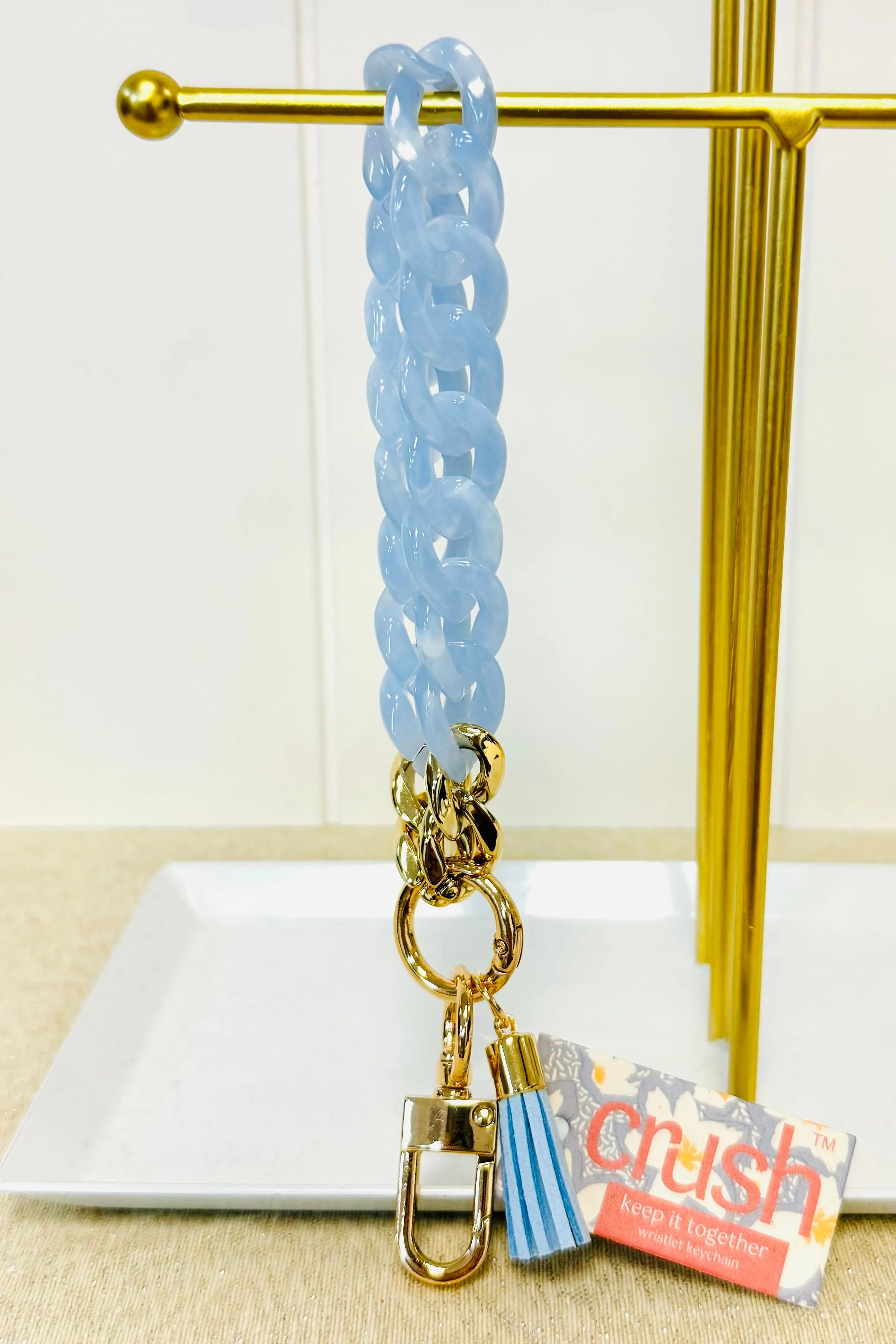 Crush Keep it Together Wristlet Chain Strap- Choose from 6 Colors
