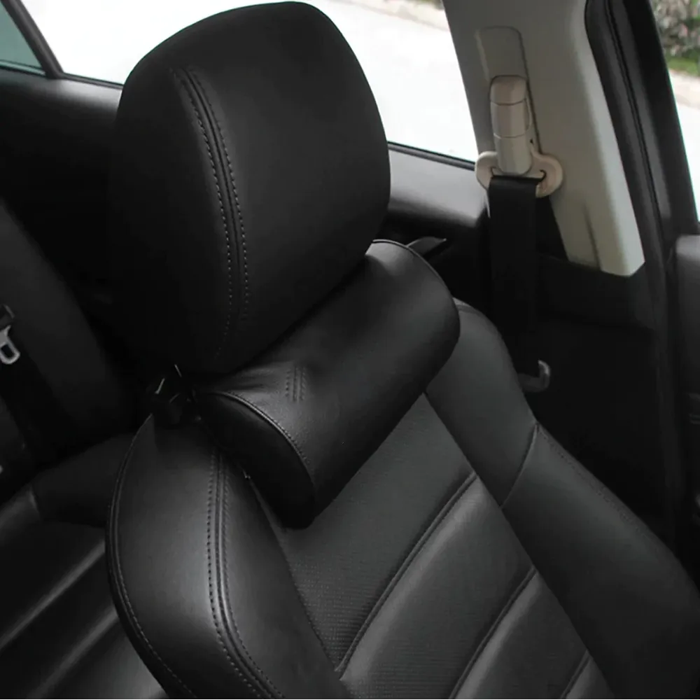 Custom Text For Neck Pillow, Compatible with All Cars, Car Seat Headrest Neck Rest Cushion for Driving Seat Auto Head Rest Neck Support MB13986
