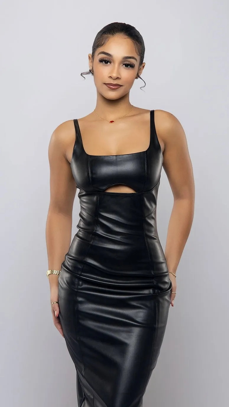 Cut Out Midi Dress