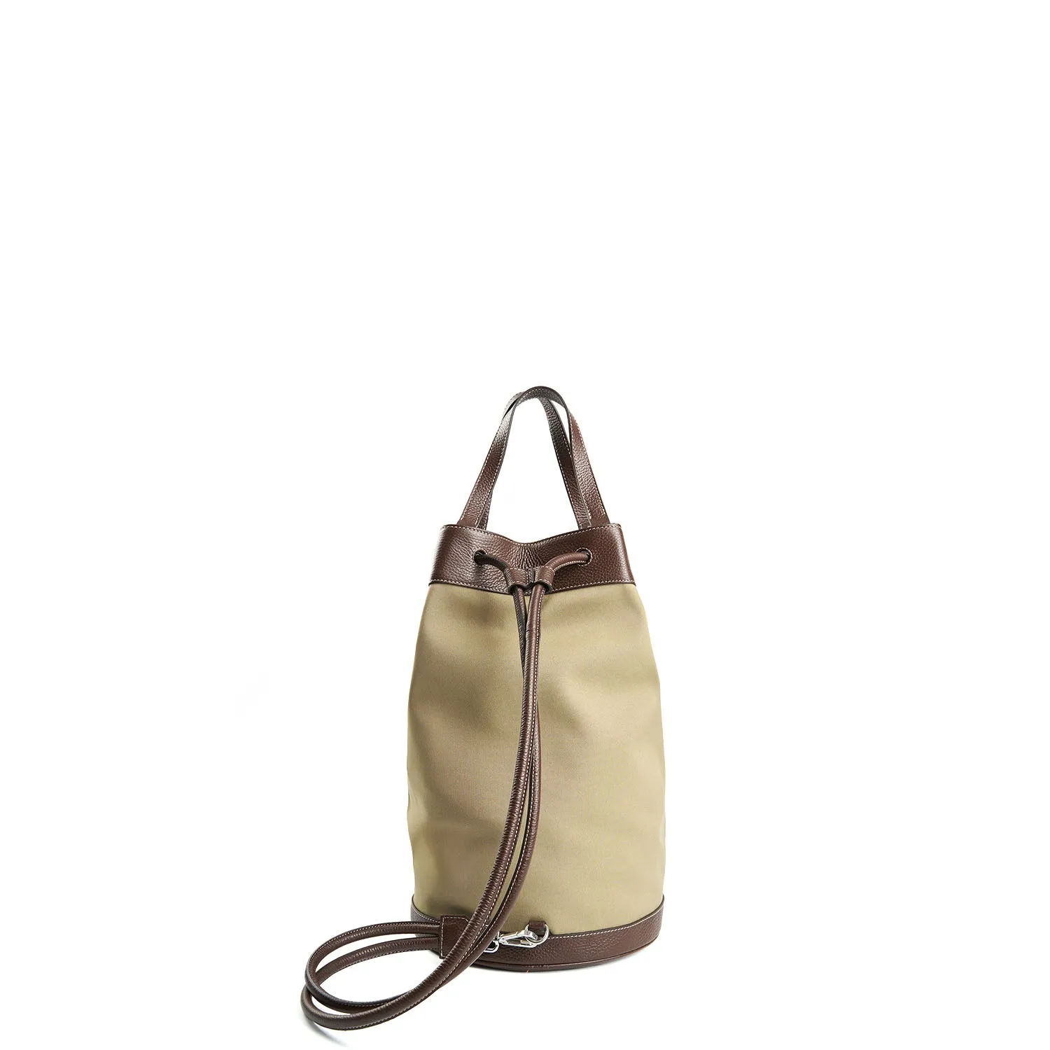 DARK BROWN AND OLIVE GREEN GIAN MIDI BAG