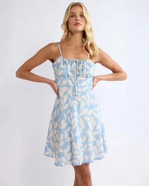 DAYDATE TIE FRONT MINI DRESS