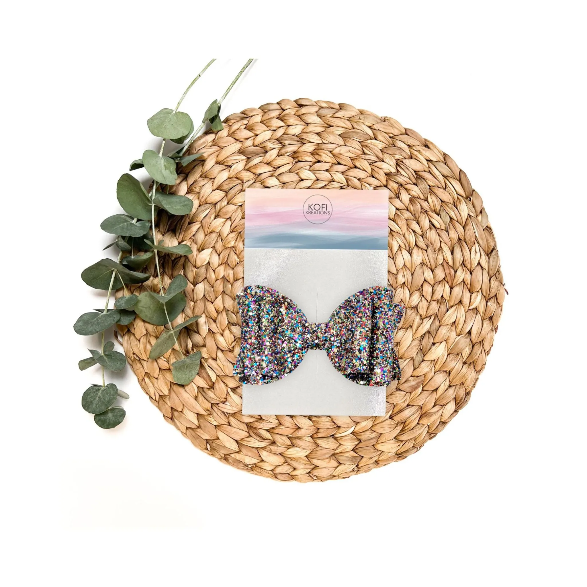 Dazzle Josie | Glitter Hair Bow
