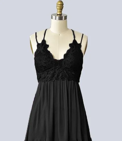 DELLA CROCHET BRA MAXI DRESS