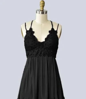 DELLA CROCHET BRA MAXI DRESS