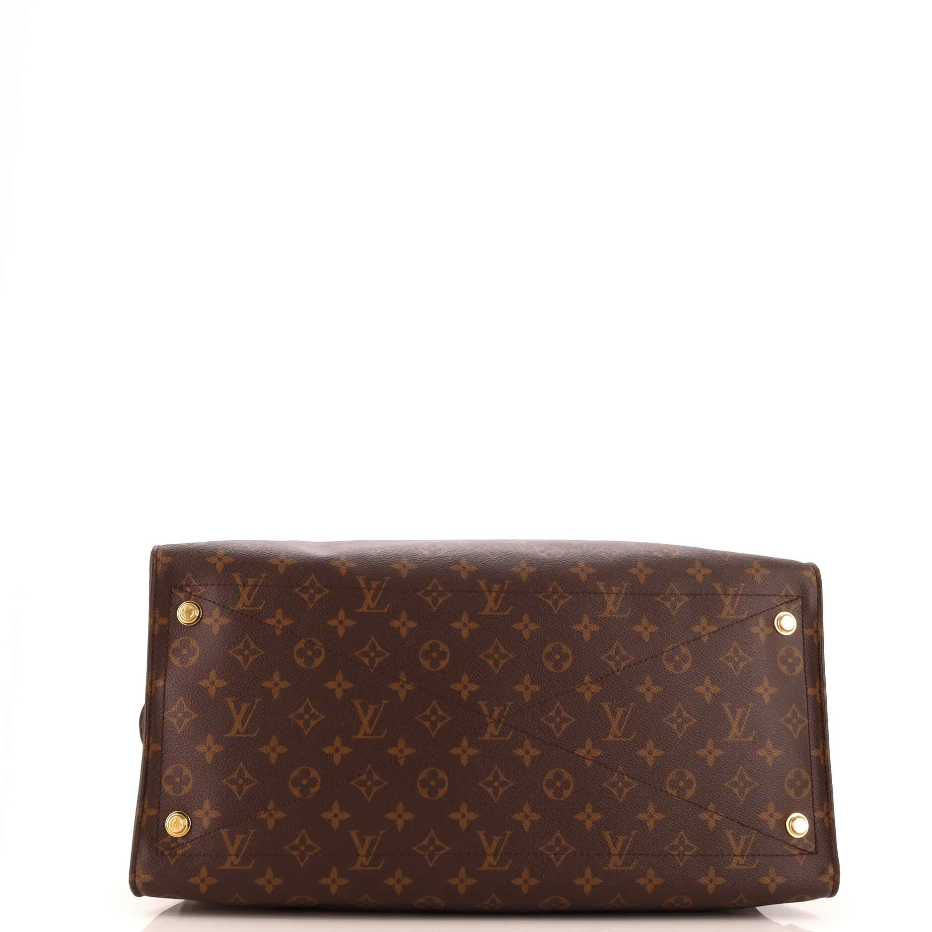 Designer City Steamer Handbag Monogram Canvas XXL