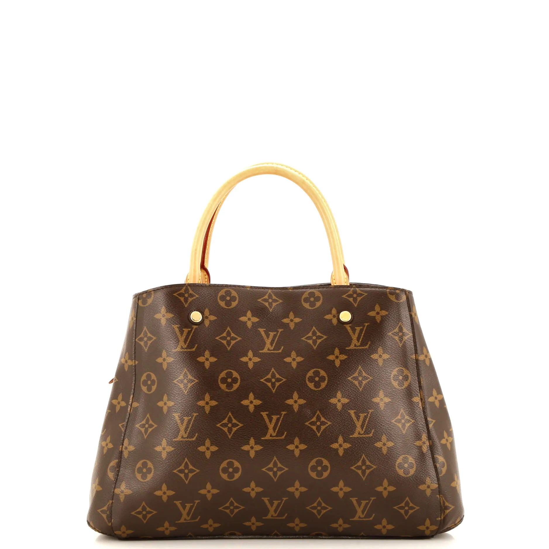 Designer Montaigne Handbag Monogram Canvas MM