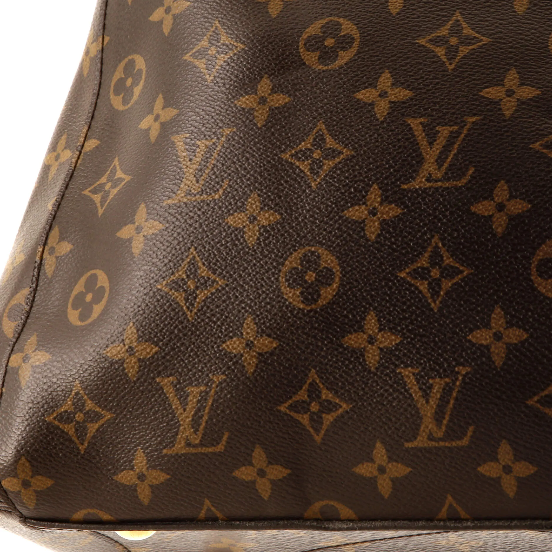 Designer Montaigne Handbag Monogram Canvas MM