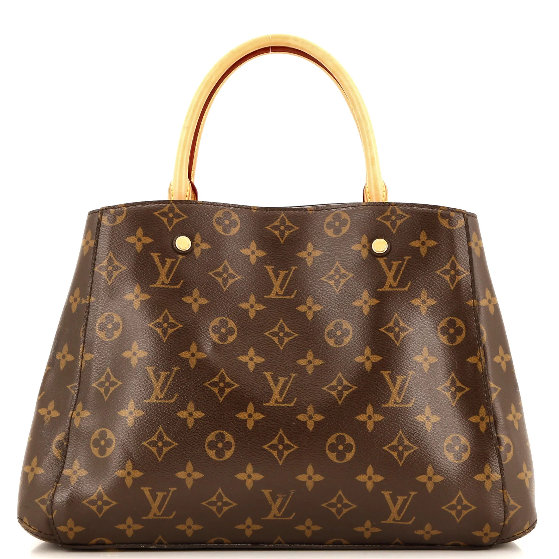 Designer Montaigne Handbag Monogram Canvas MM