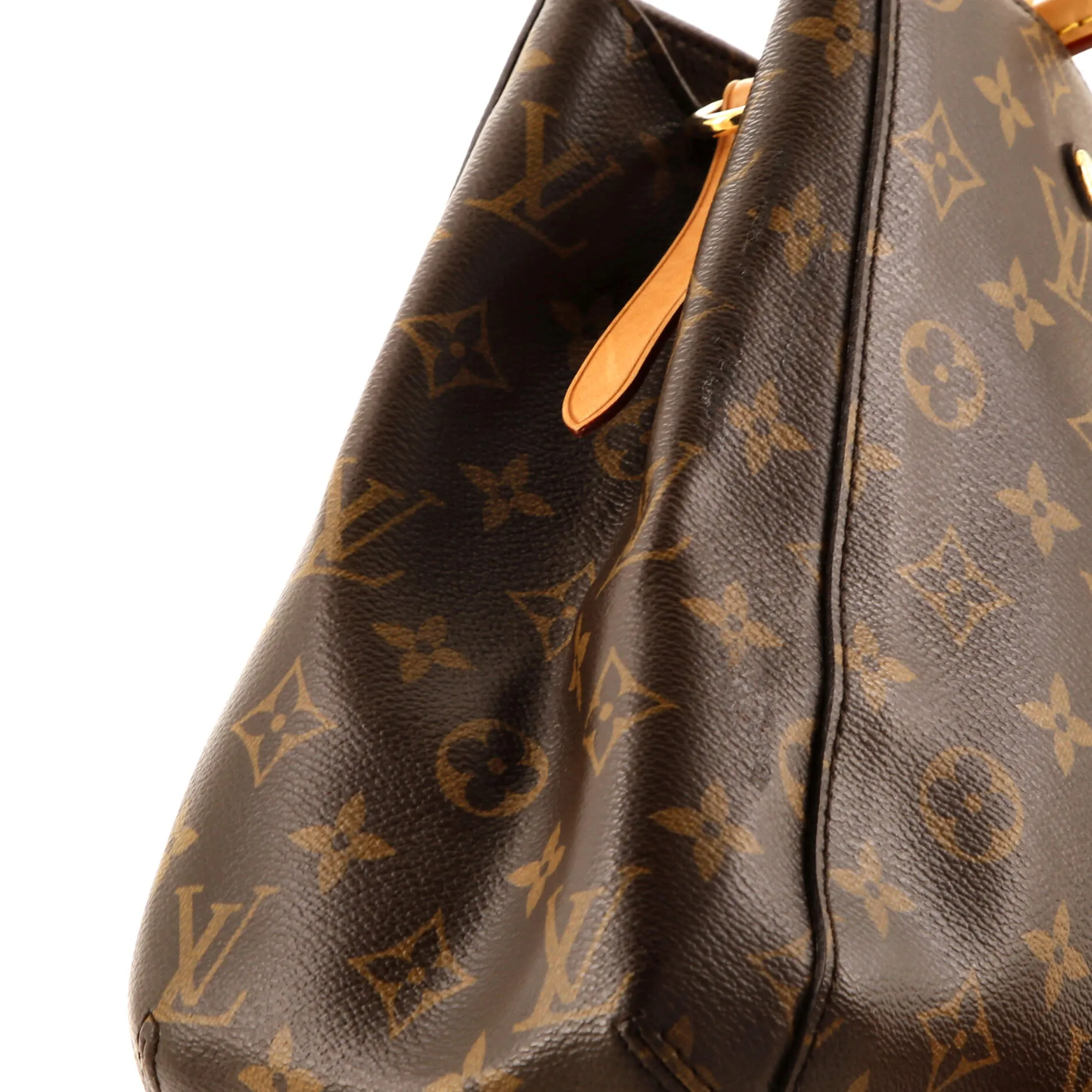 Designer Montaigne Handbag Monogram Canvas MM