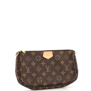 Designer Multi Pochette Accessoires Pouch Monogram Canvas Large