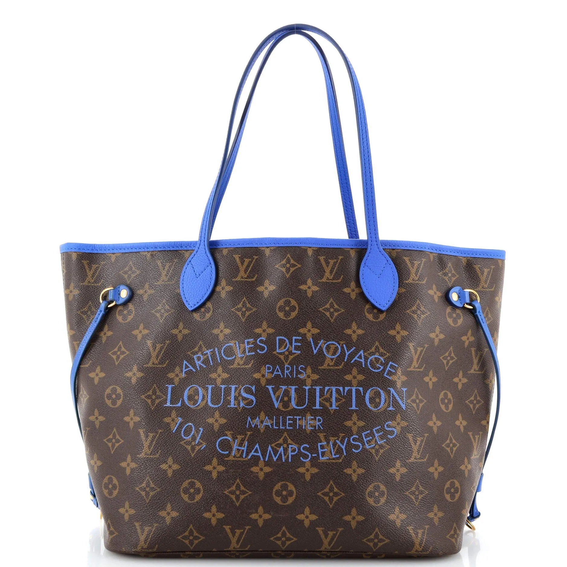Designer Neverfull Tote Limited Edition Ikat Monogram Canvas MM