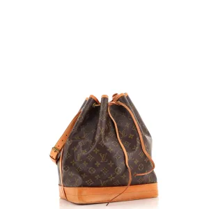 Designer Noe Handbag Monogram Canvas Large