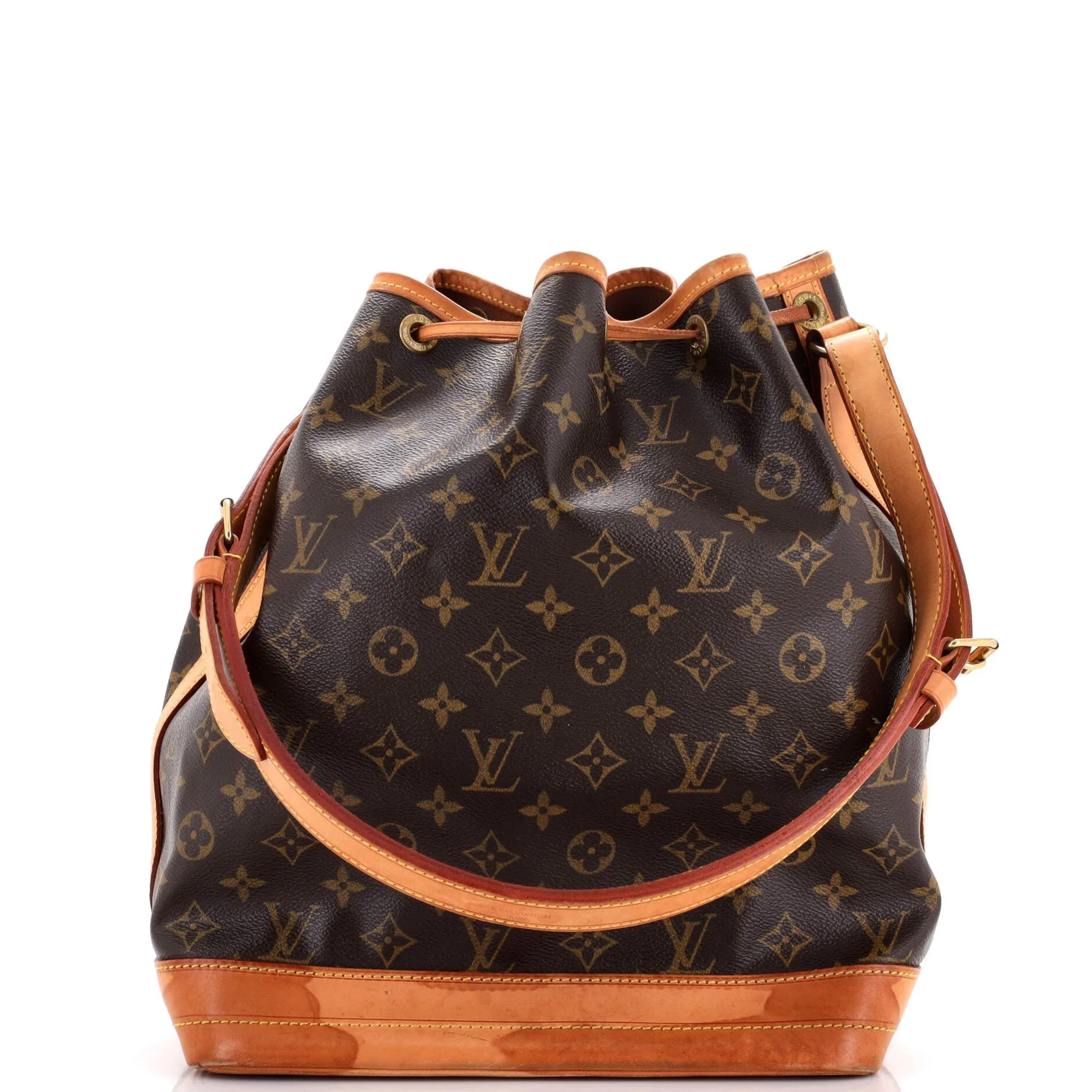 Designer Noe Handbag Monogram Canvas Large