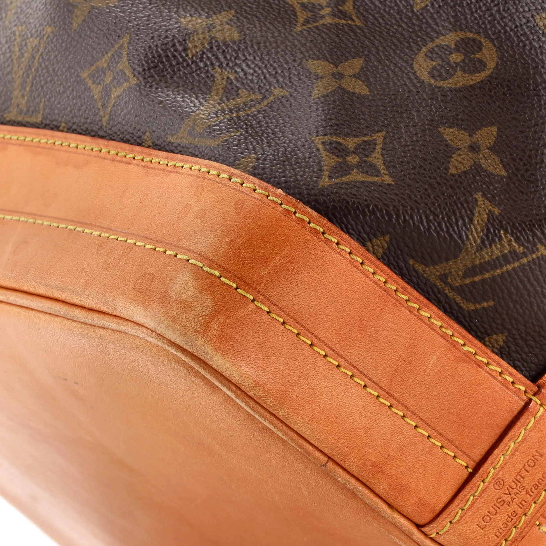 Designer Noe Handbag Monogram Canvas Large