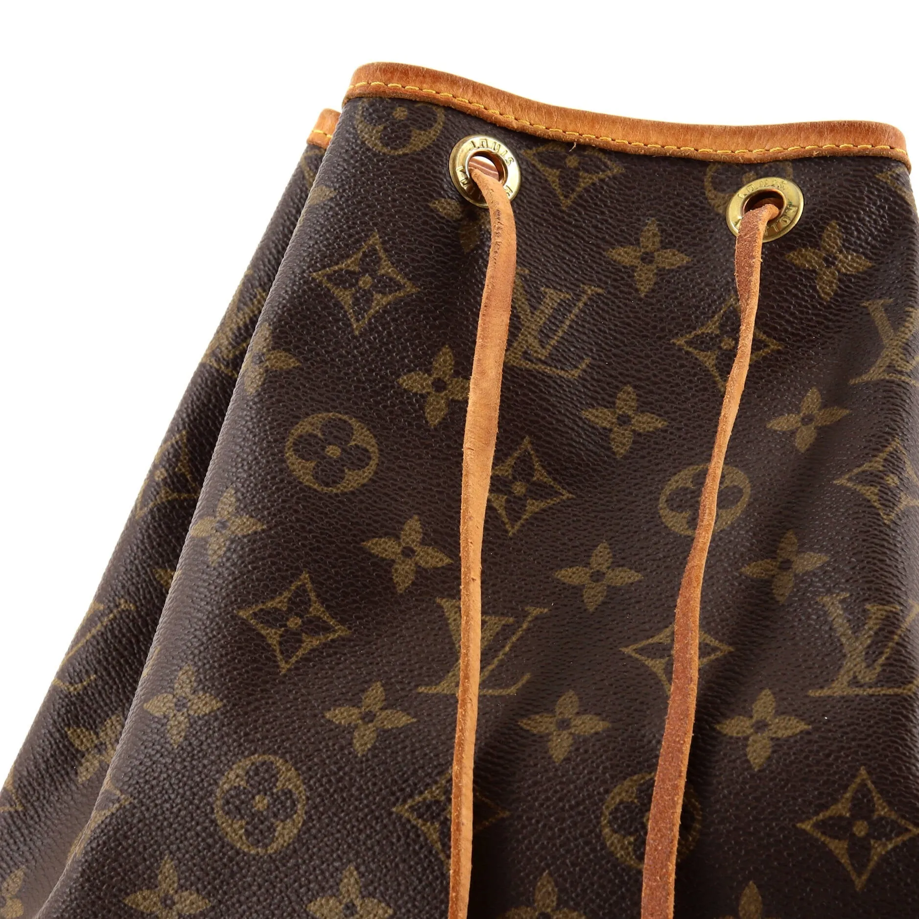 Designer Noe Handbag Monogram Canvas Large