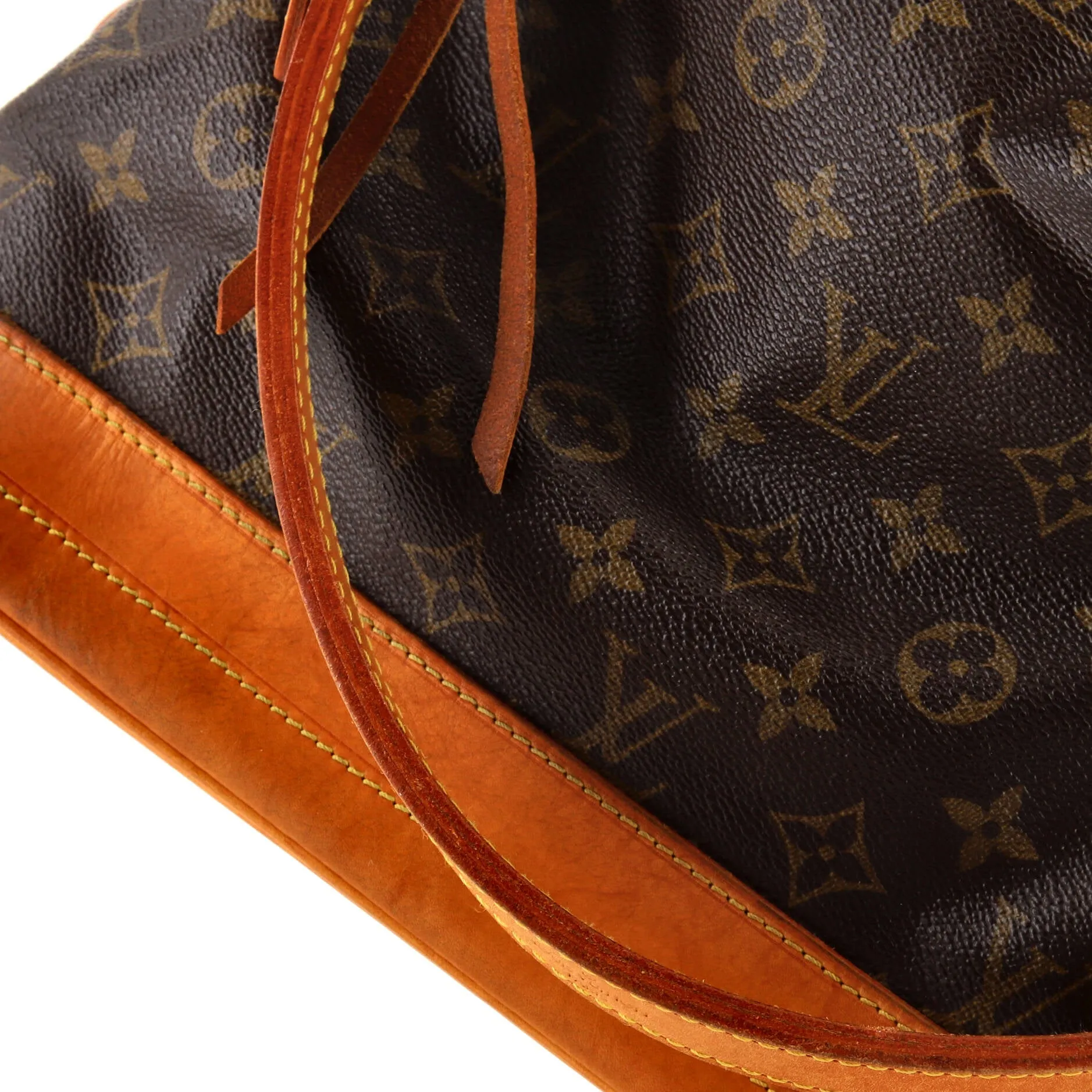 Designer Noe Handbag Monogram Canvas Large