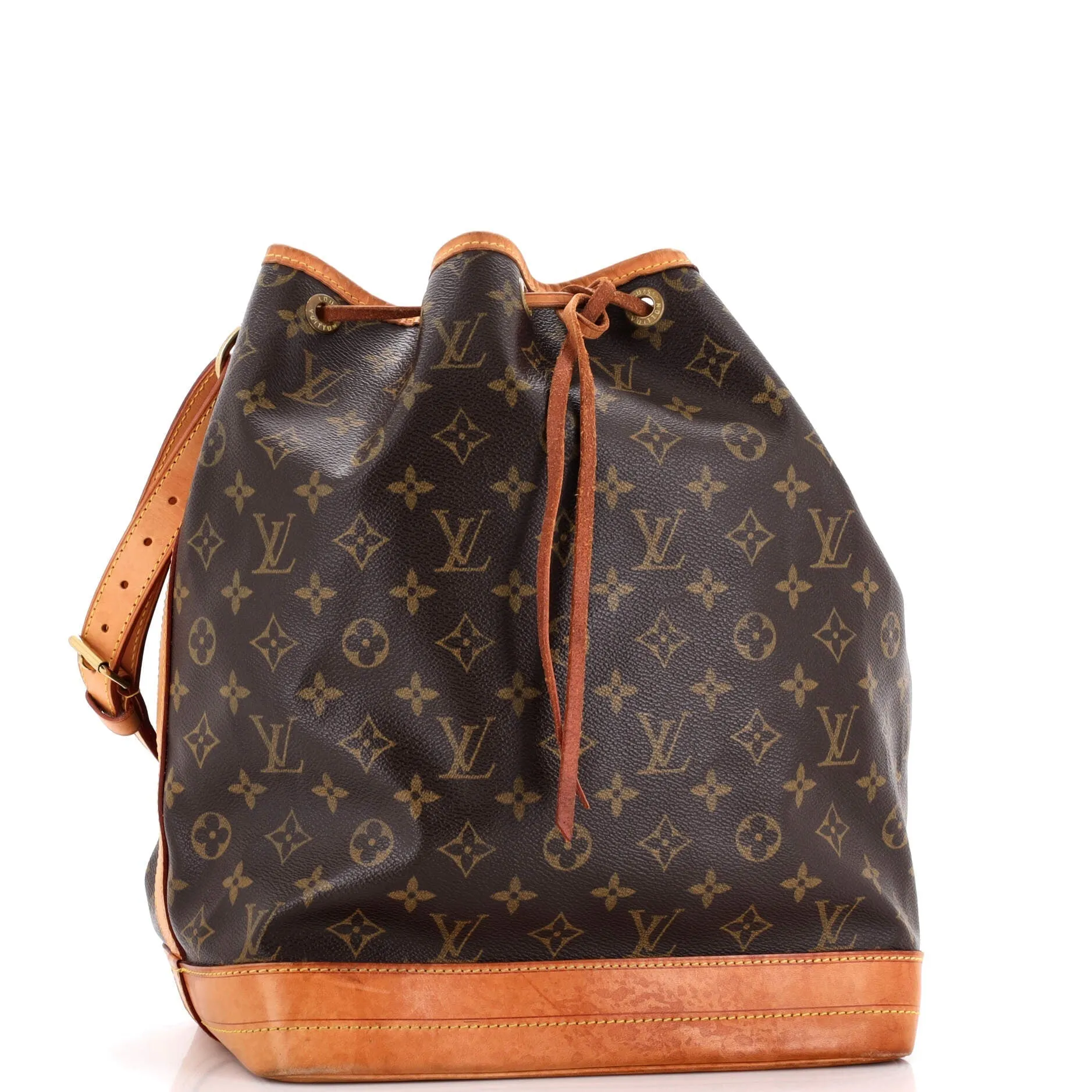 Designer Noe Handbag Monogram Canvas Large