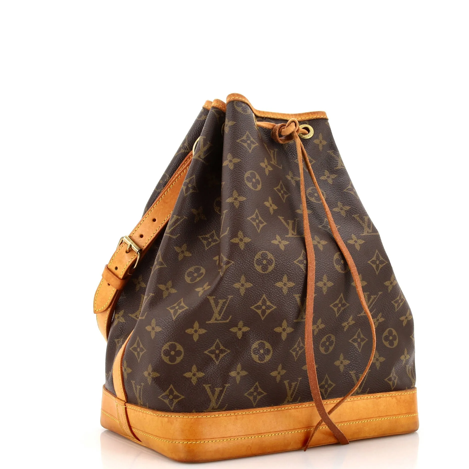 Designer Noe Handbag Monogram Canvas Large