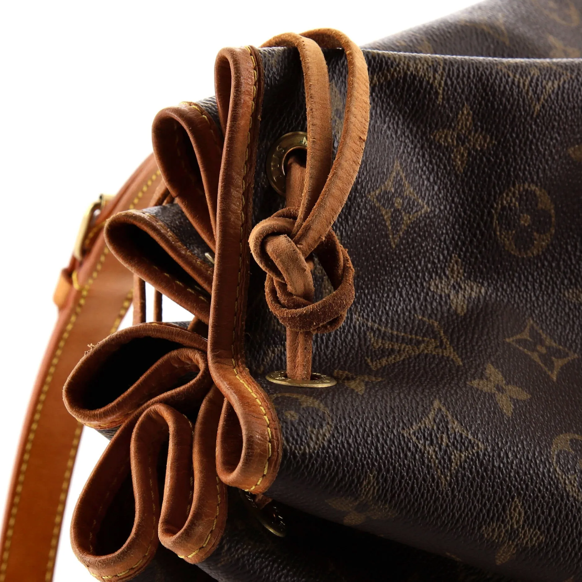 Designer Noe Handbag Monogram Canvas Large