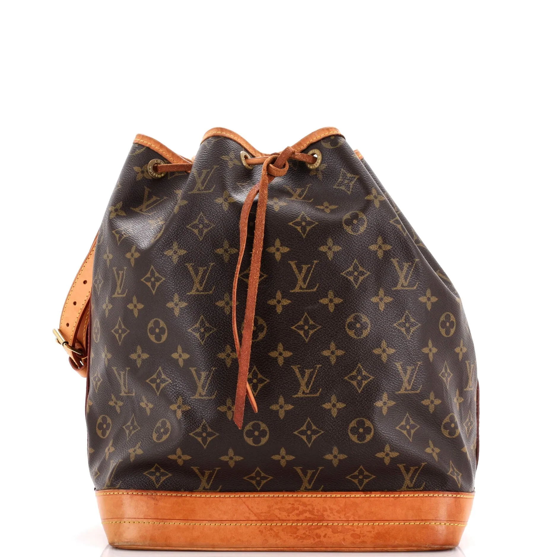 Designer Noe Handbag Monogram Canvas Large