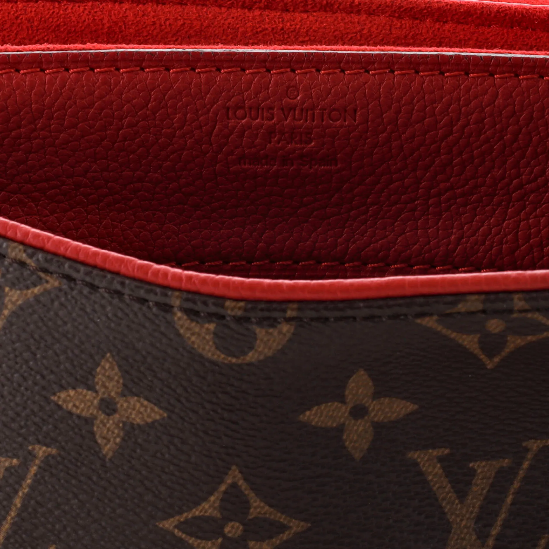Designer Pallas Chain Shoulder Bag Monogram Canvas and Calfskin