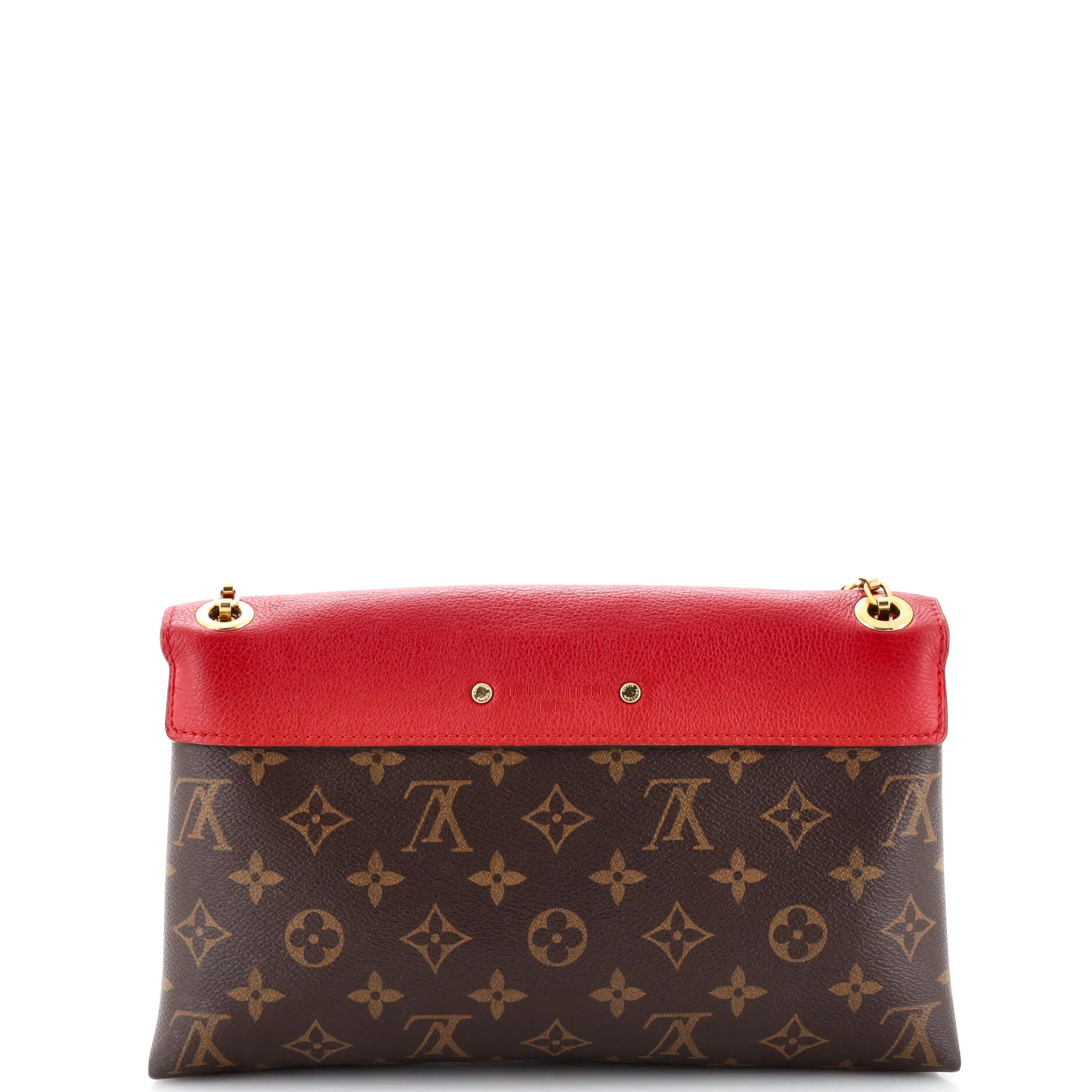 Designer Pallas Chain Shoulder Bag Monogram Canvas and Calfskin