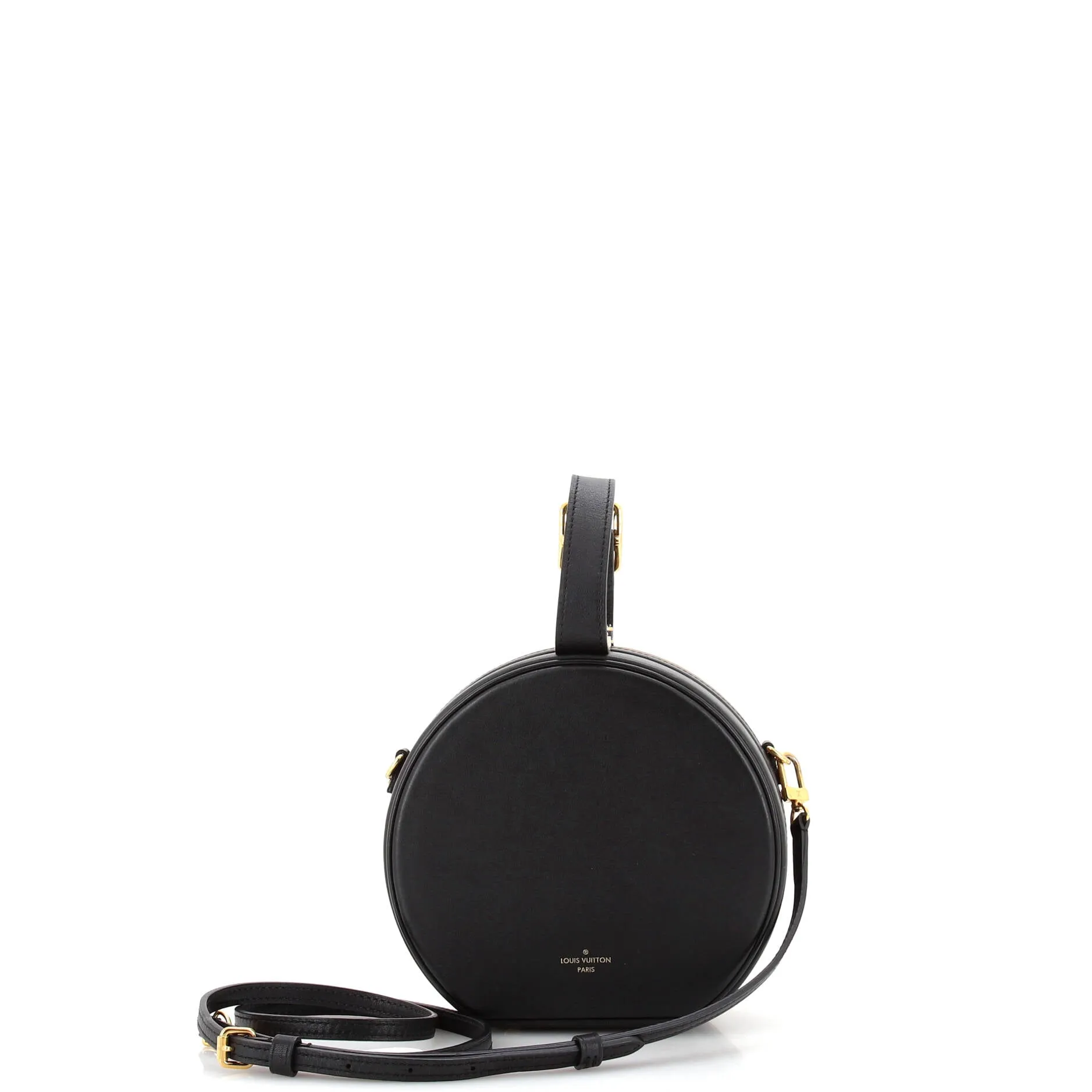 Designer Petite Boite Chapeau Bag Reverse Monogram Canvas