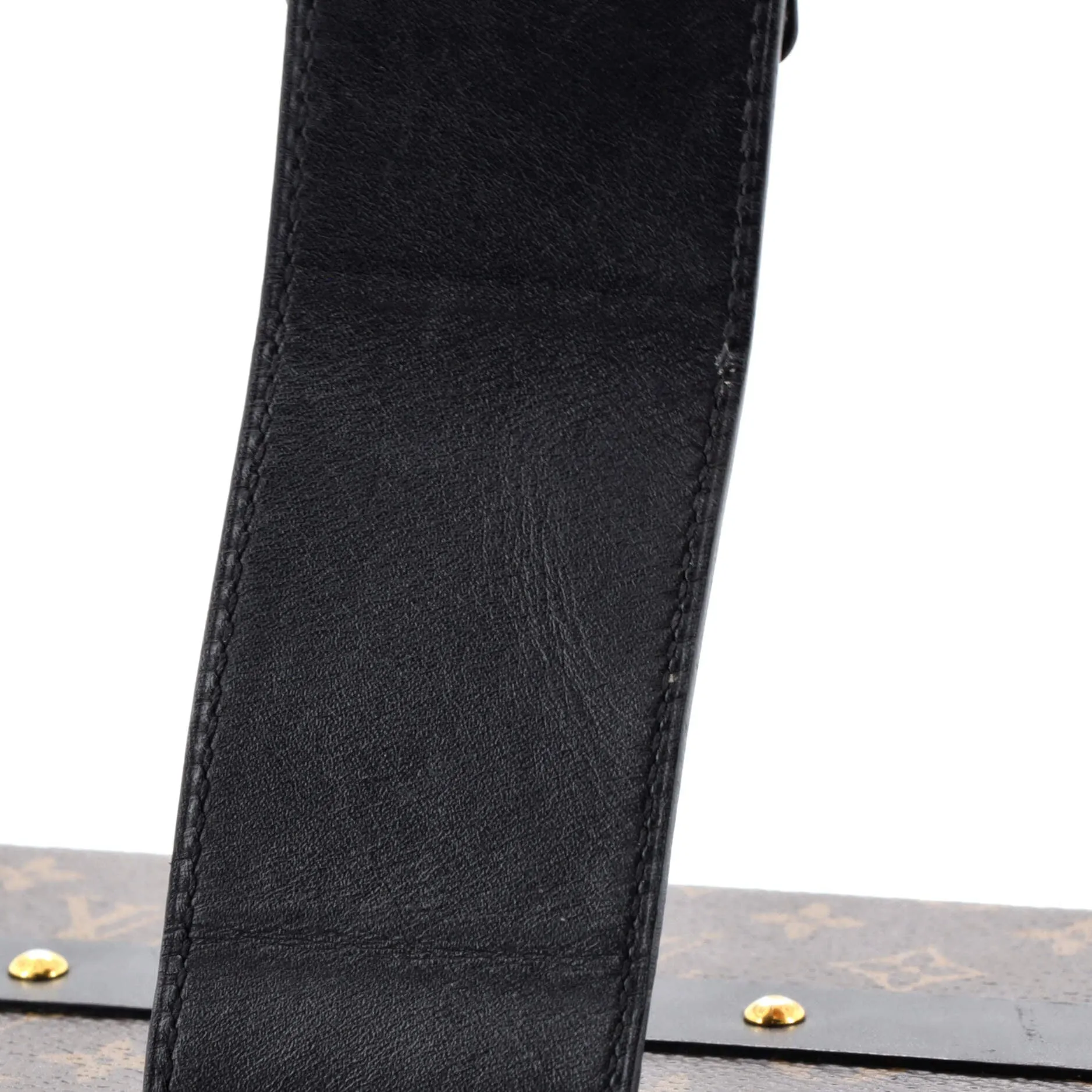 Designer Petite Malle Handbag Monogram Canvas