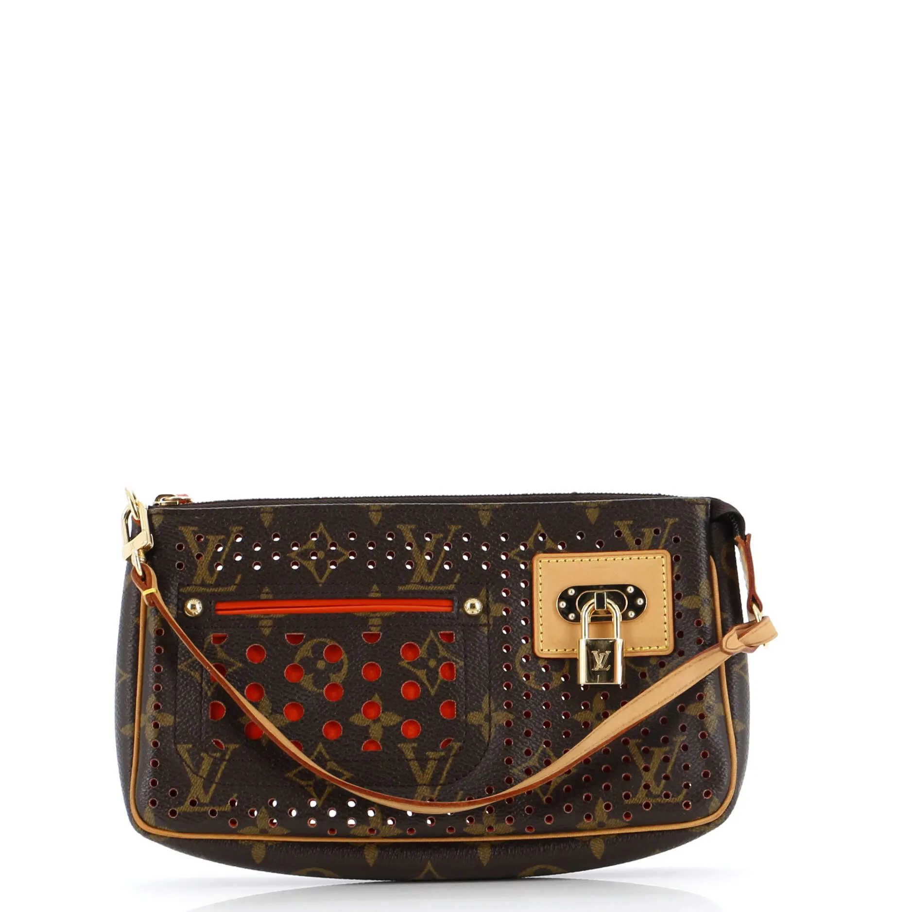 Designer Pochette Accessoires Perforated Monogram Canvas