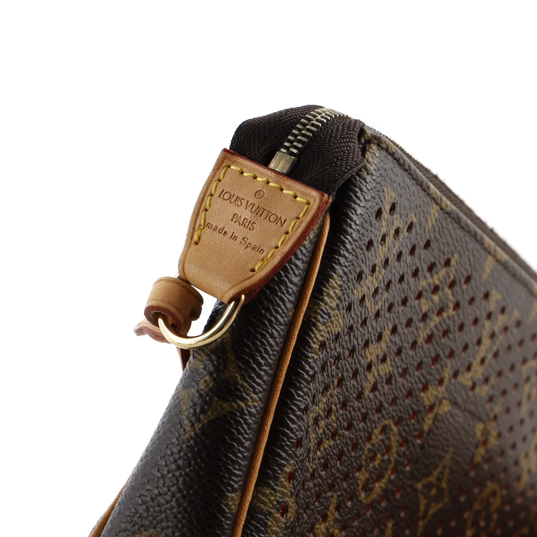 Designer Pochette Accessoires Perforated Monogram Canvas