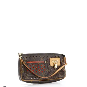 Designer Pochette Accessoires Perforated Monogram Canvas