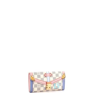 Designer Sarah Wallet NM Limited Edition Damier Summer Trunks