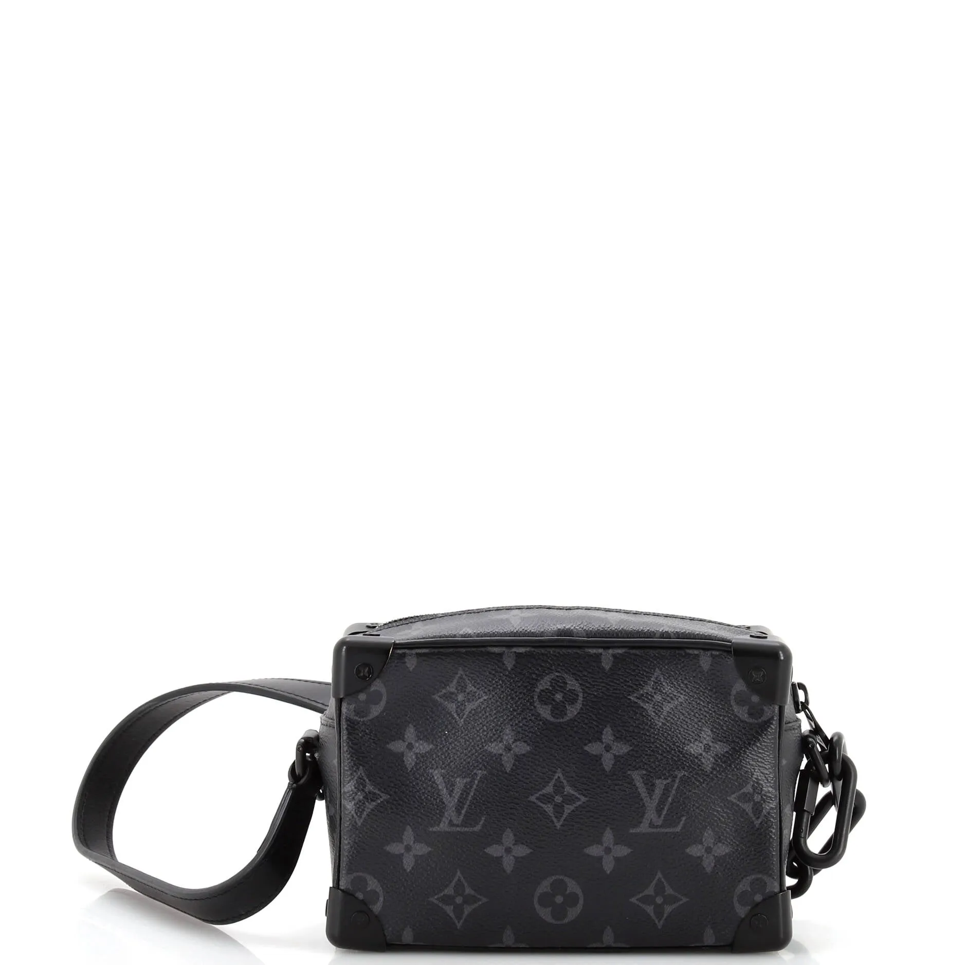 Designer Soft Trunk Bag Monogram Eclipse Canvas Mini