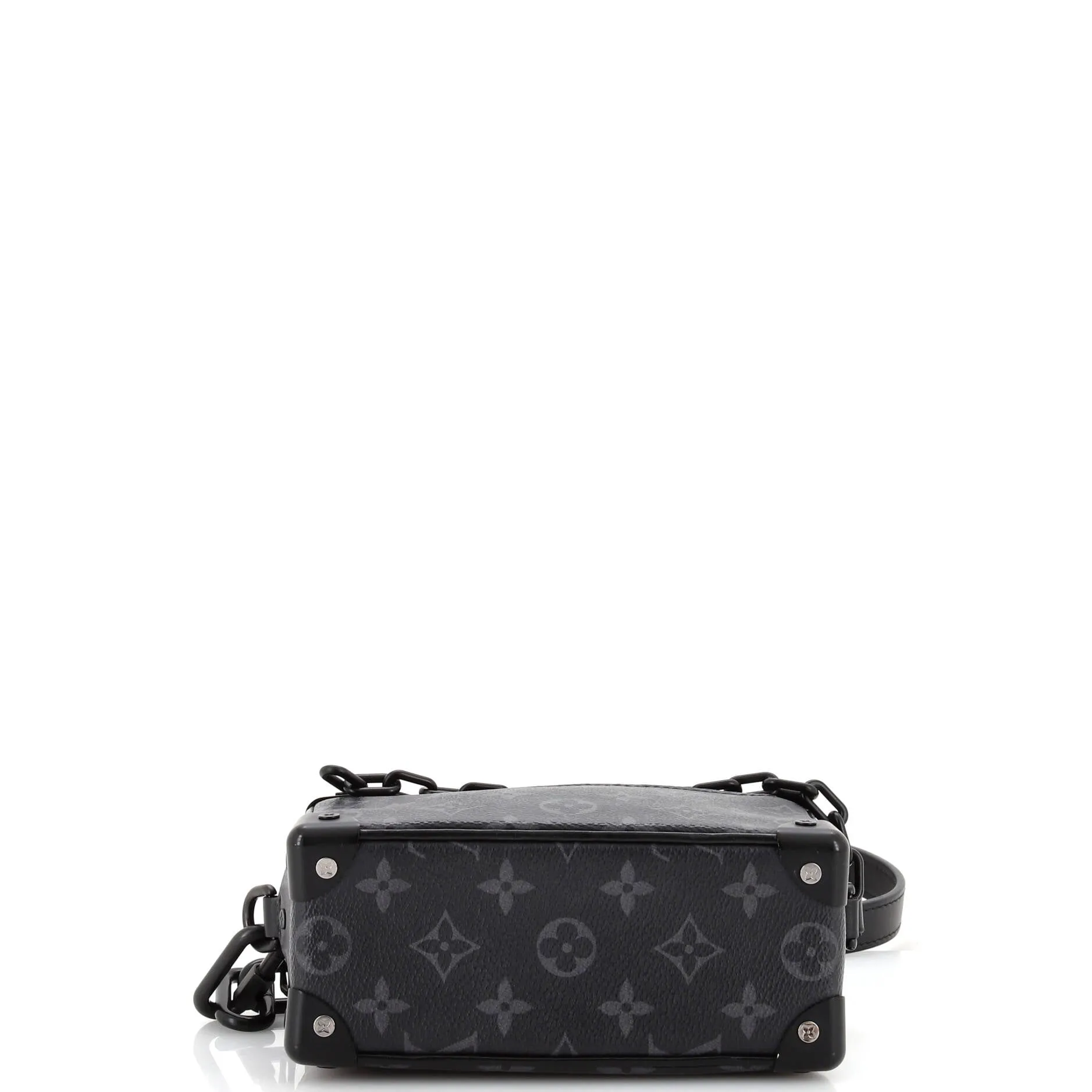 Designer Soft Trunk Bag Monogram Eclipse Canvas Mini