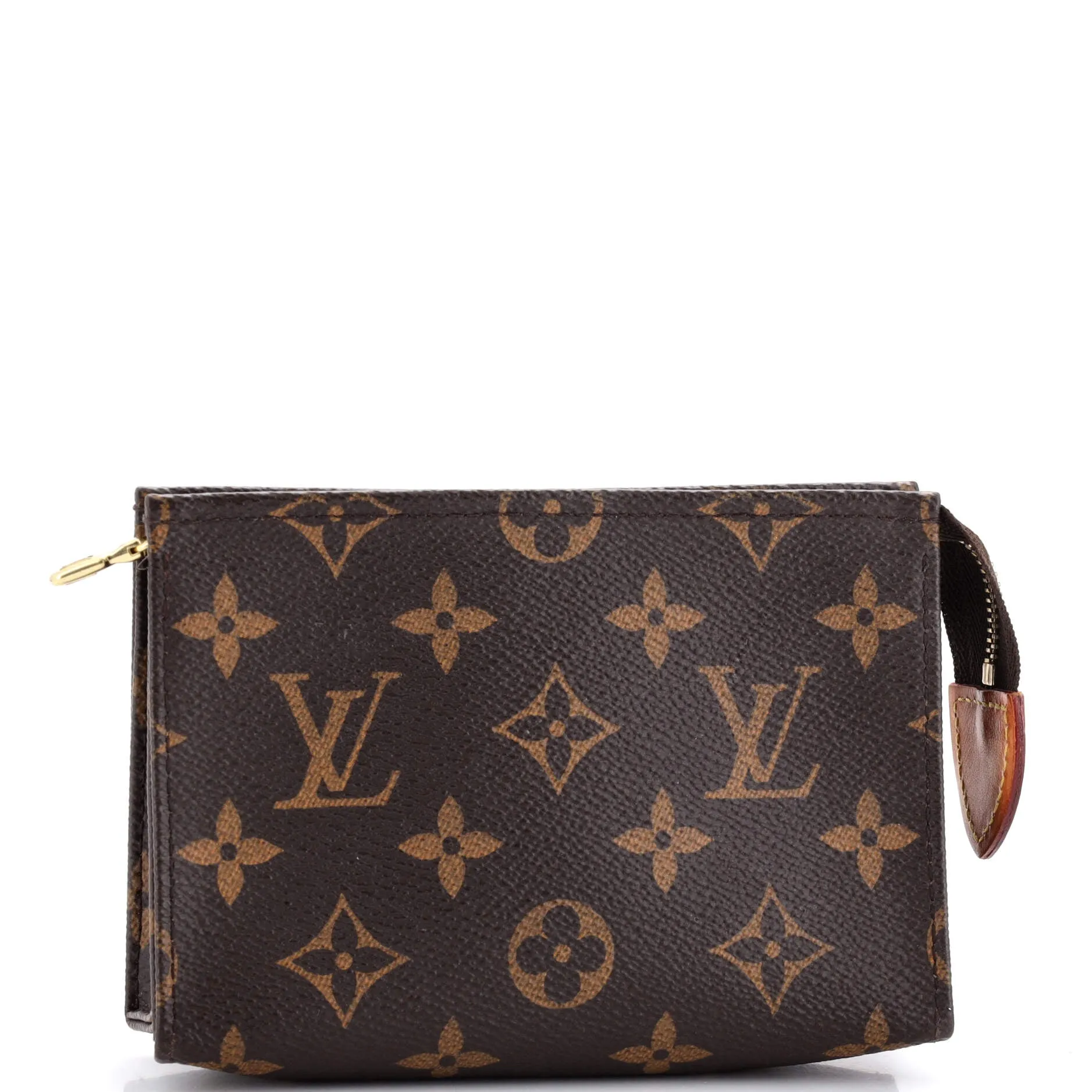 Designer Toiletry Pouch Monogram Canvas 15