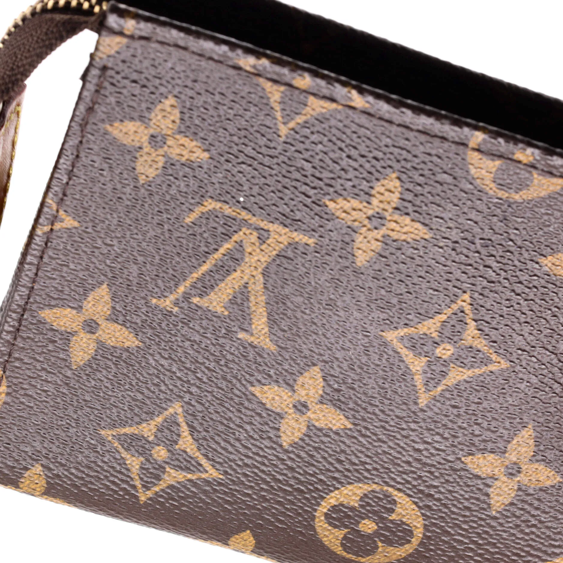 Designer Toiletry Pouch Monogram Canvas 15