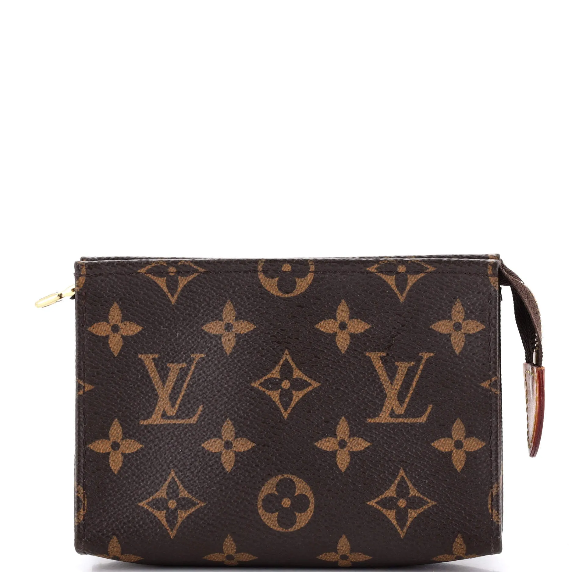 Designer Toiletry Pouch Monogram Canvas 15